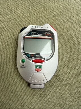 Never Used NOT WORKING PARTS-ONLY Tag Heuer Microsplit Stopwatch
